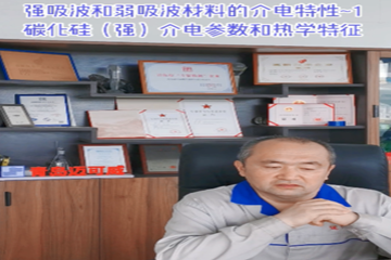 47 强吸波和弱吸波材料的介电特性-1 碳化硅(强)介电参数和热学特征